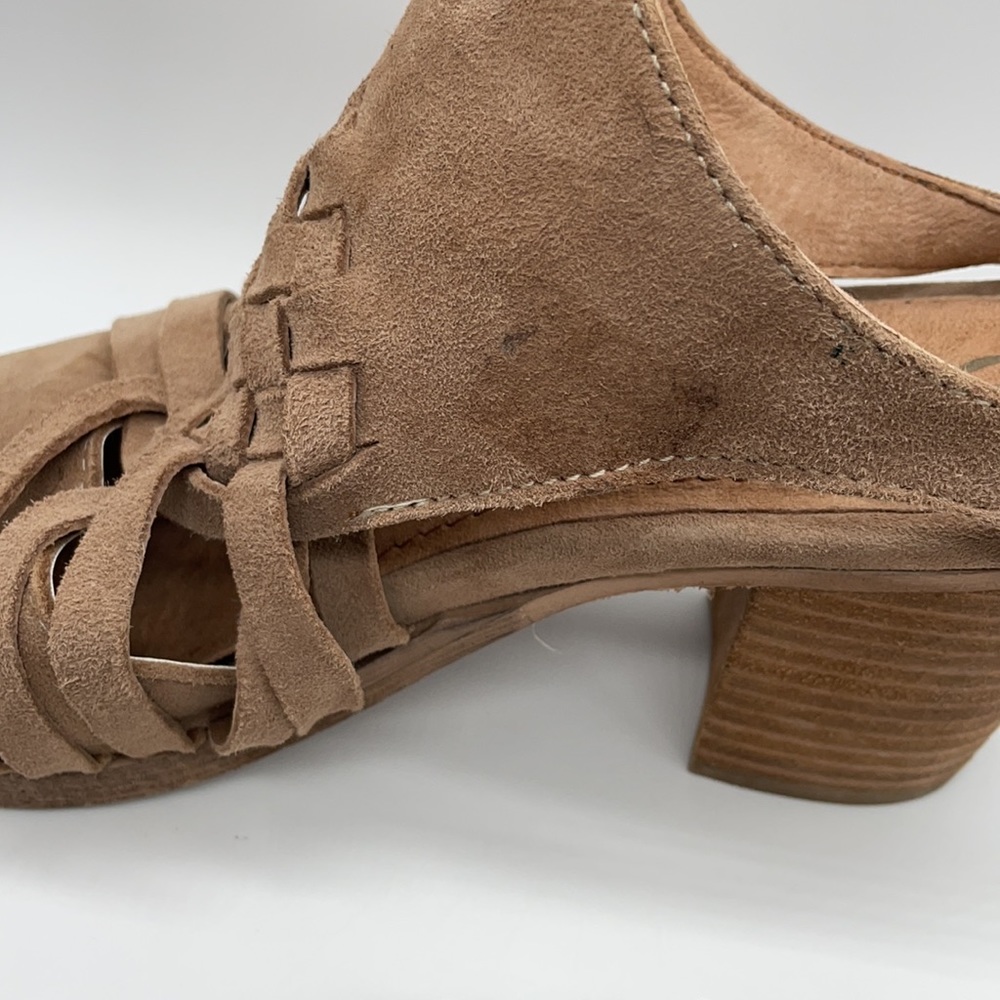 Rebels Levi Leather Mules Sz 7 Tan - Picture 6 of 9